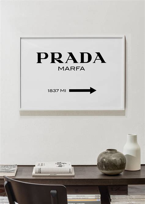 prada marfa poster amazon|prada wall art prints.